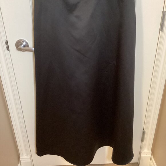 Alfred Angelo Women's Long Maxi Black Wedding Evening Strapless Dress Bridesmaid - Picture 3 of 11